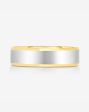 5 mm Contrast + Beveled Wedding Band Supply