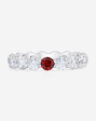 Round Diamond and Birthstone Eternity Band Online Hot Sale