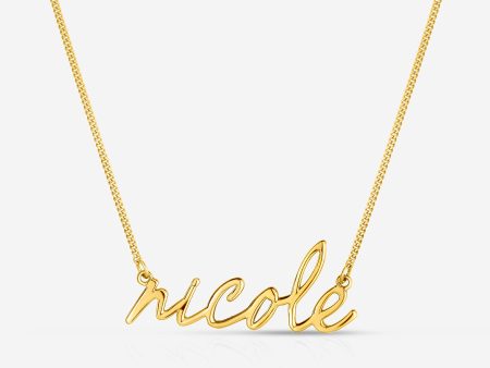 Personalized Script Name Necklace Supply