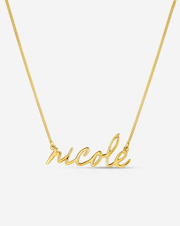 Personalized Script Name Necklace Supply