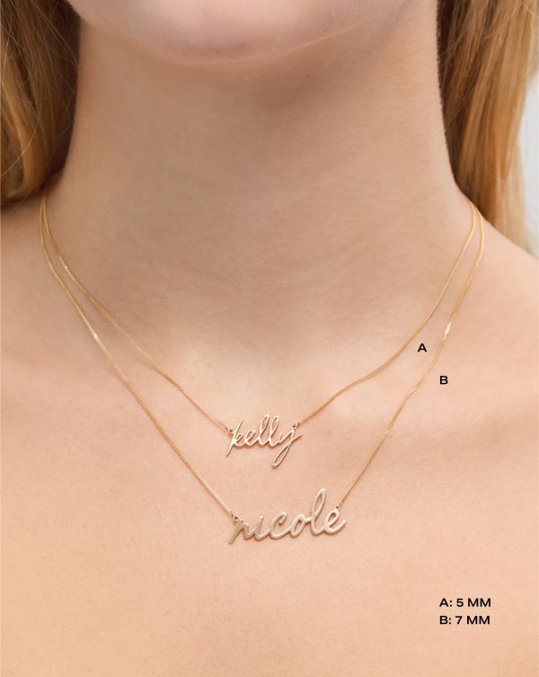 Personalized Script Name Necklace Supply